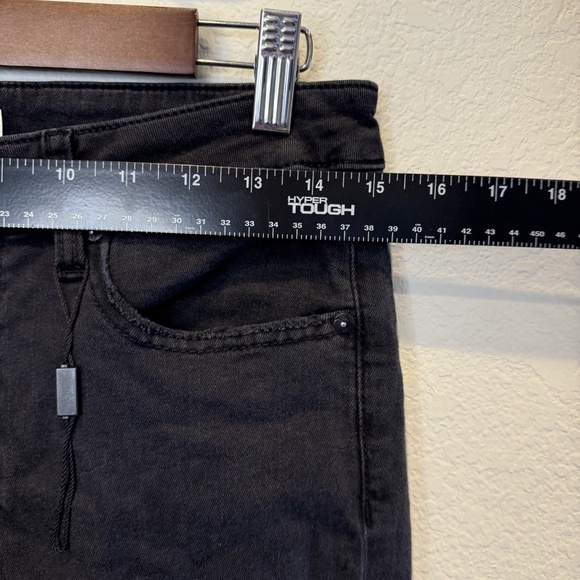 Share VIGOSS ACE STRAIGHT BLACK JEAN PANT SIZE 30 HIGH RISE STRAIGHT LEG Black - Picture 4 of 13